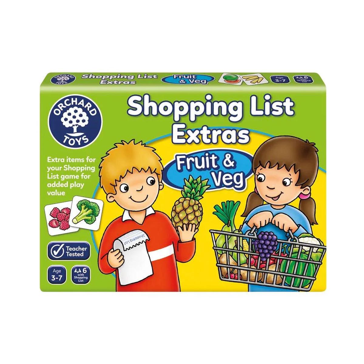 Orchard Toys Shopping List Extras – Fruit & Veg