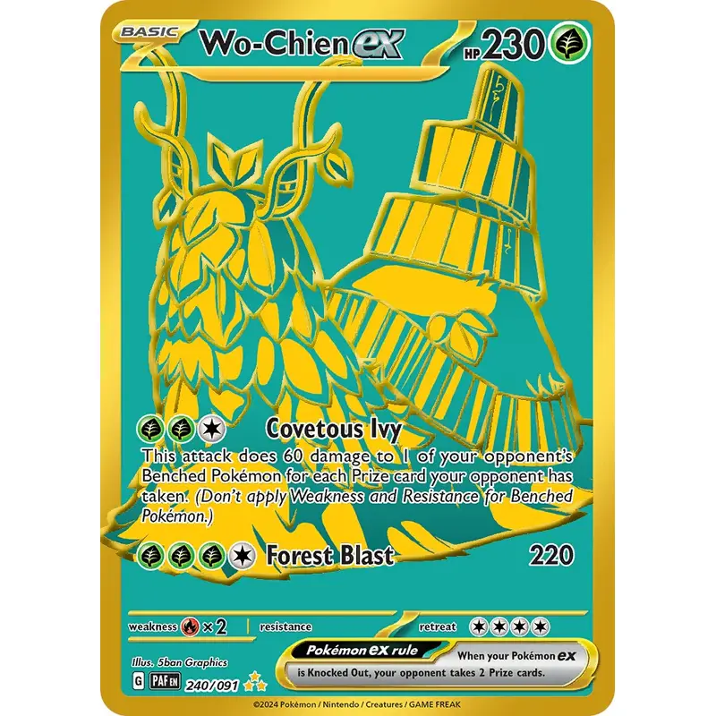 Wo-Chien ex (240/091) [Scarlet & Violet: Paldean Fates]